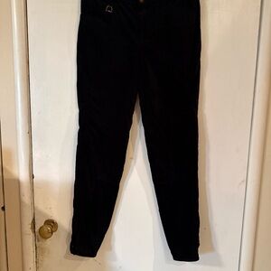 Ralph Lauren Velvet Ankle Stretch Straight Leg Pants Women's Size 2
